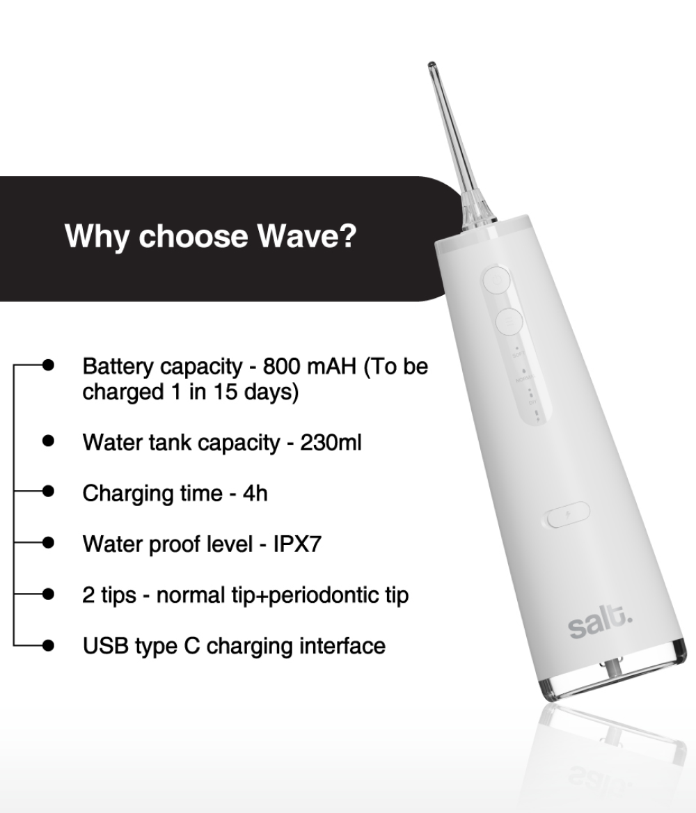Wave Water Flosser - White
