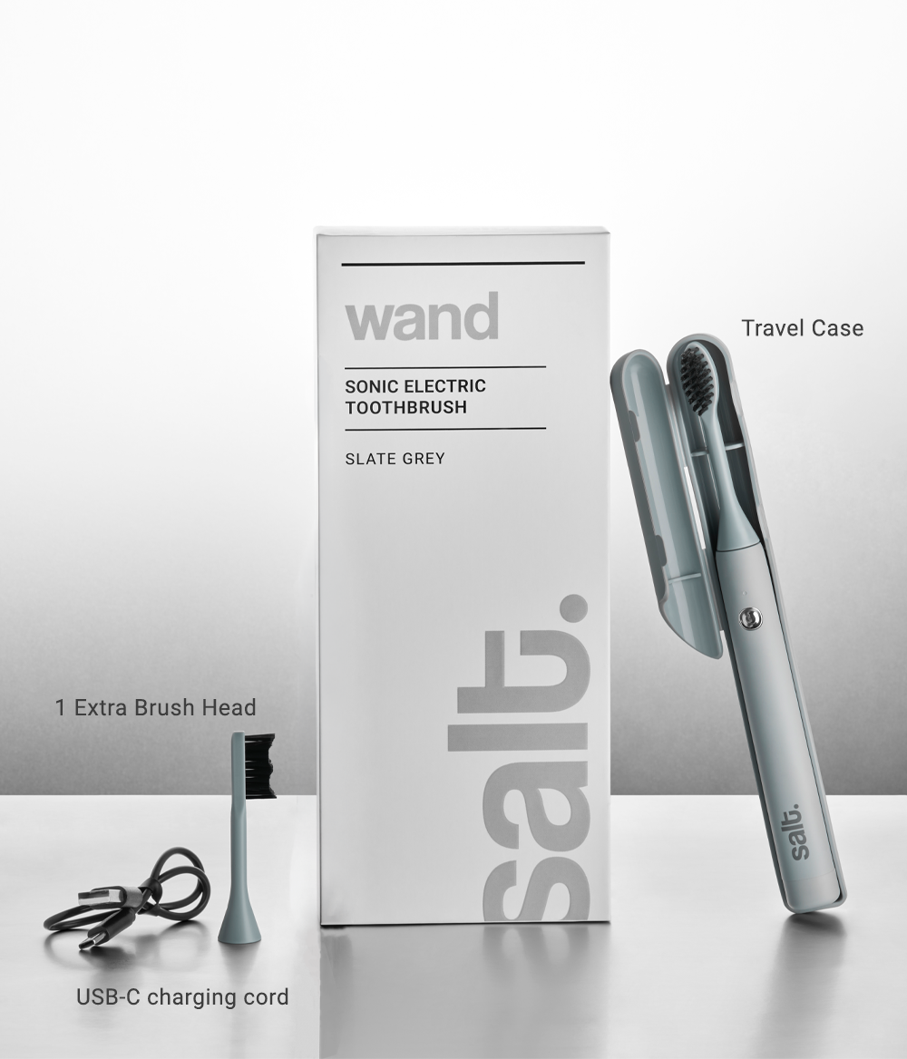 Wand Sonic Electric Toothbrush - Slate Grey