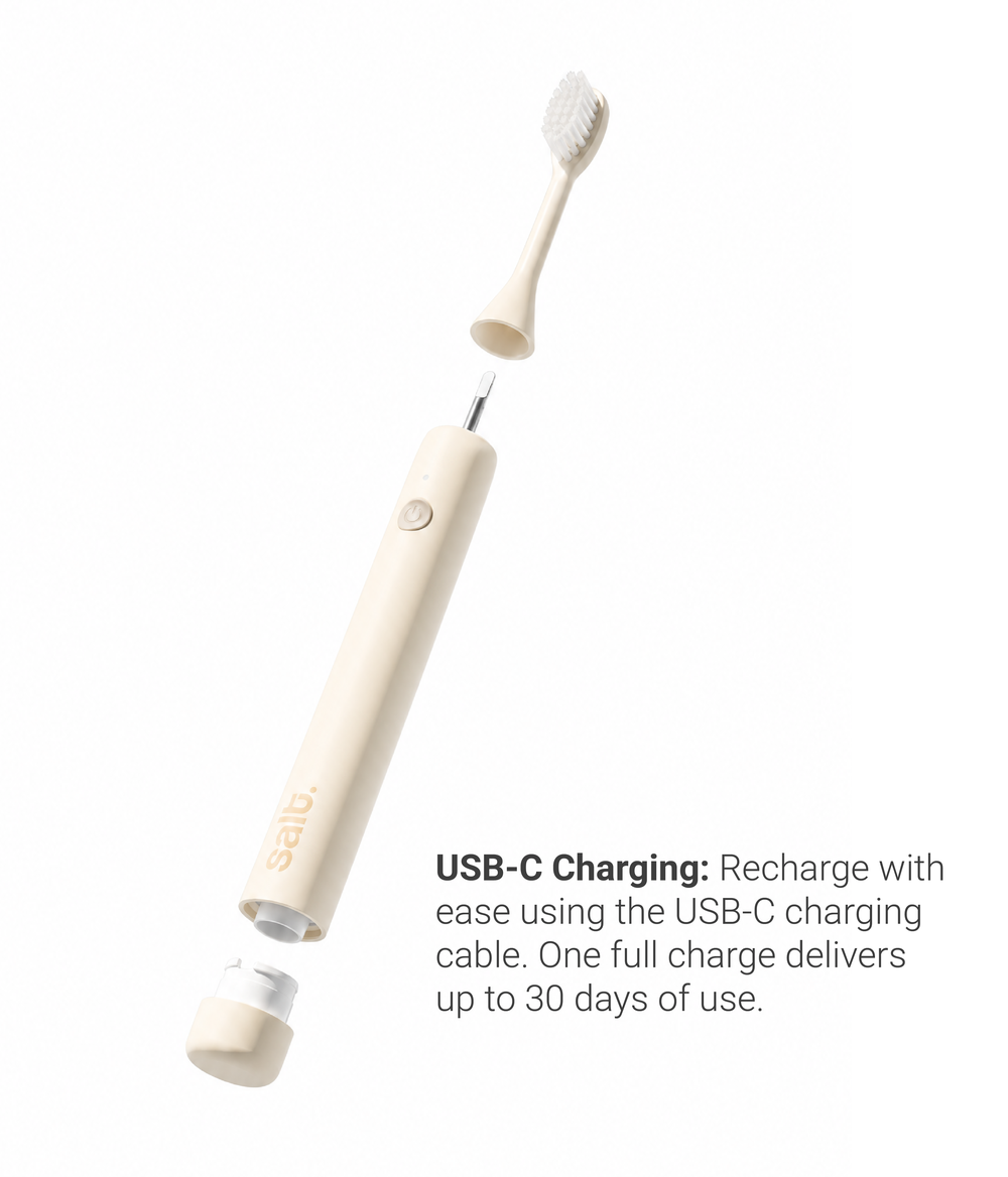 Wand Sonic Electric Toothbrush - Oat Yellow