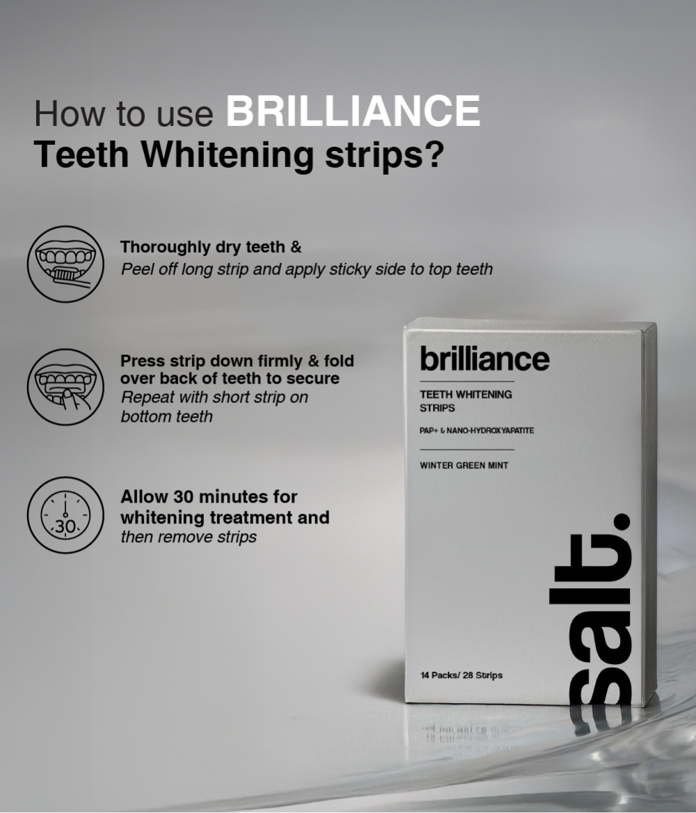 Brilliance – Teeth Whitening Strips (Wintergreen Mint)