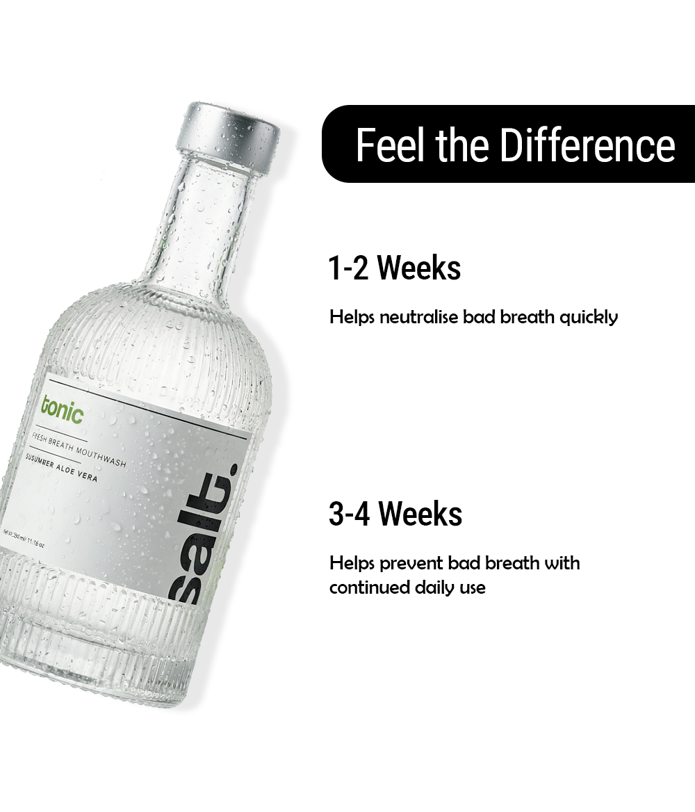 Tonic Fresh Breath Mouthwash - Cucumber & Aloe Vera