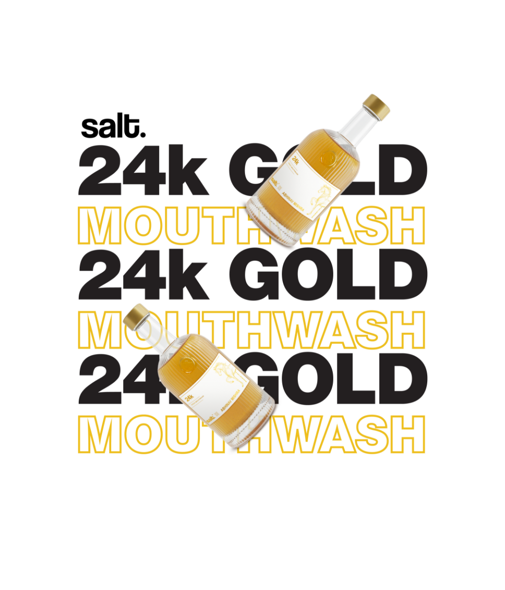 24k Gold Mouthwash - Strong Mint Flavour