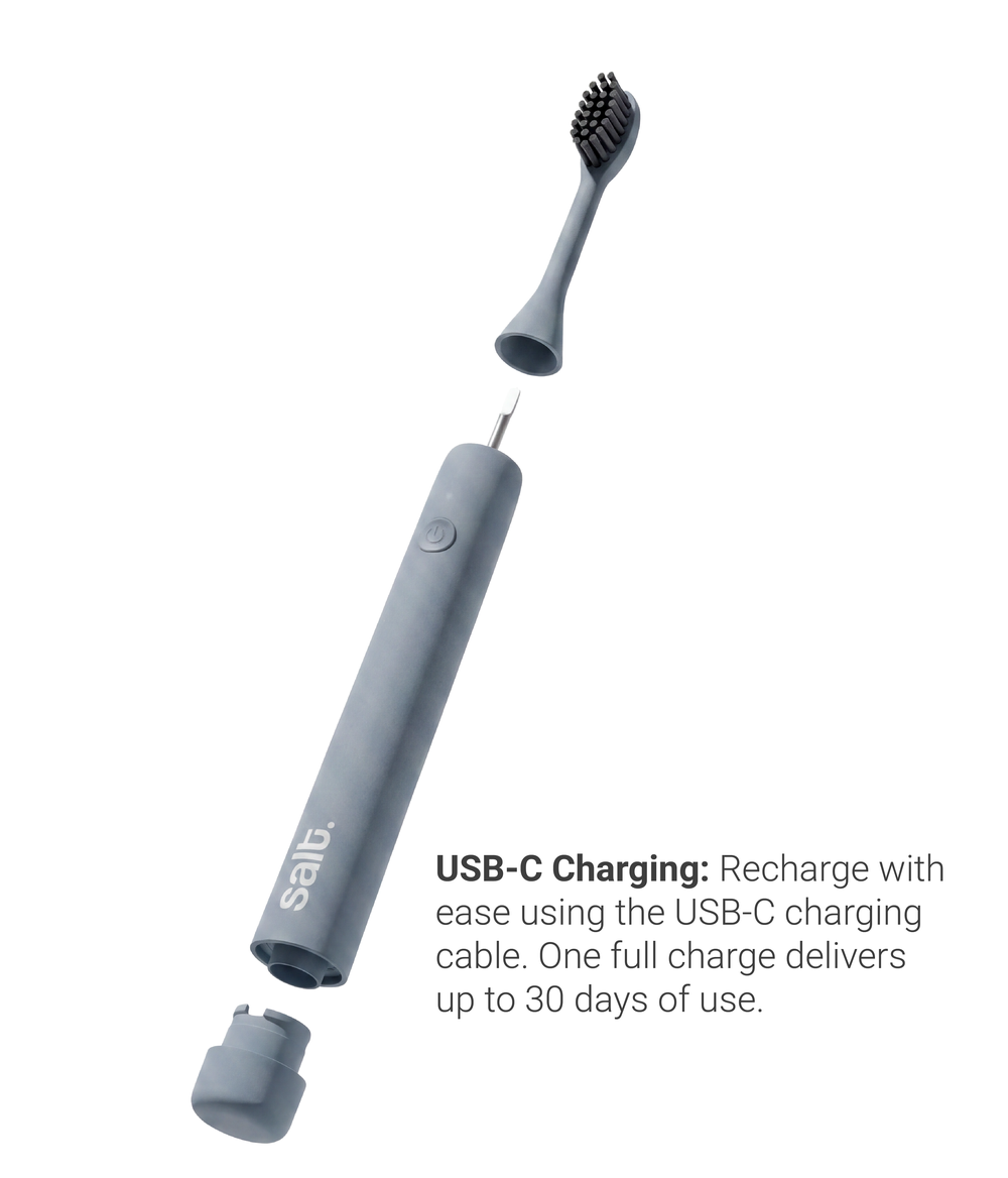 Wand Sonic Electric Toothbrush - Slate Grey
