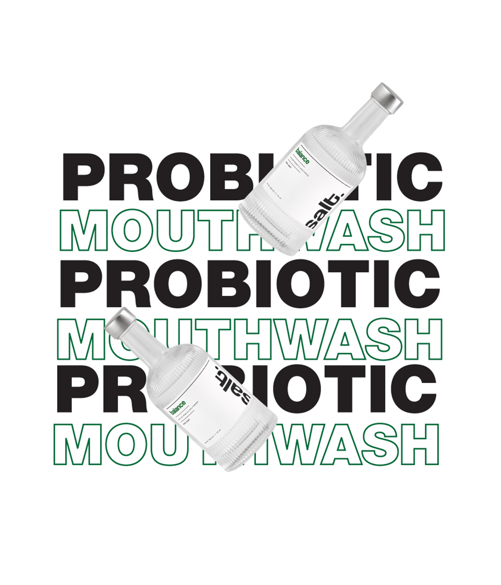 Balance Alkaline Pro-Biotic Mouthwash - Basil Mint