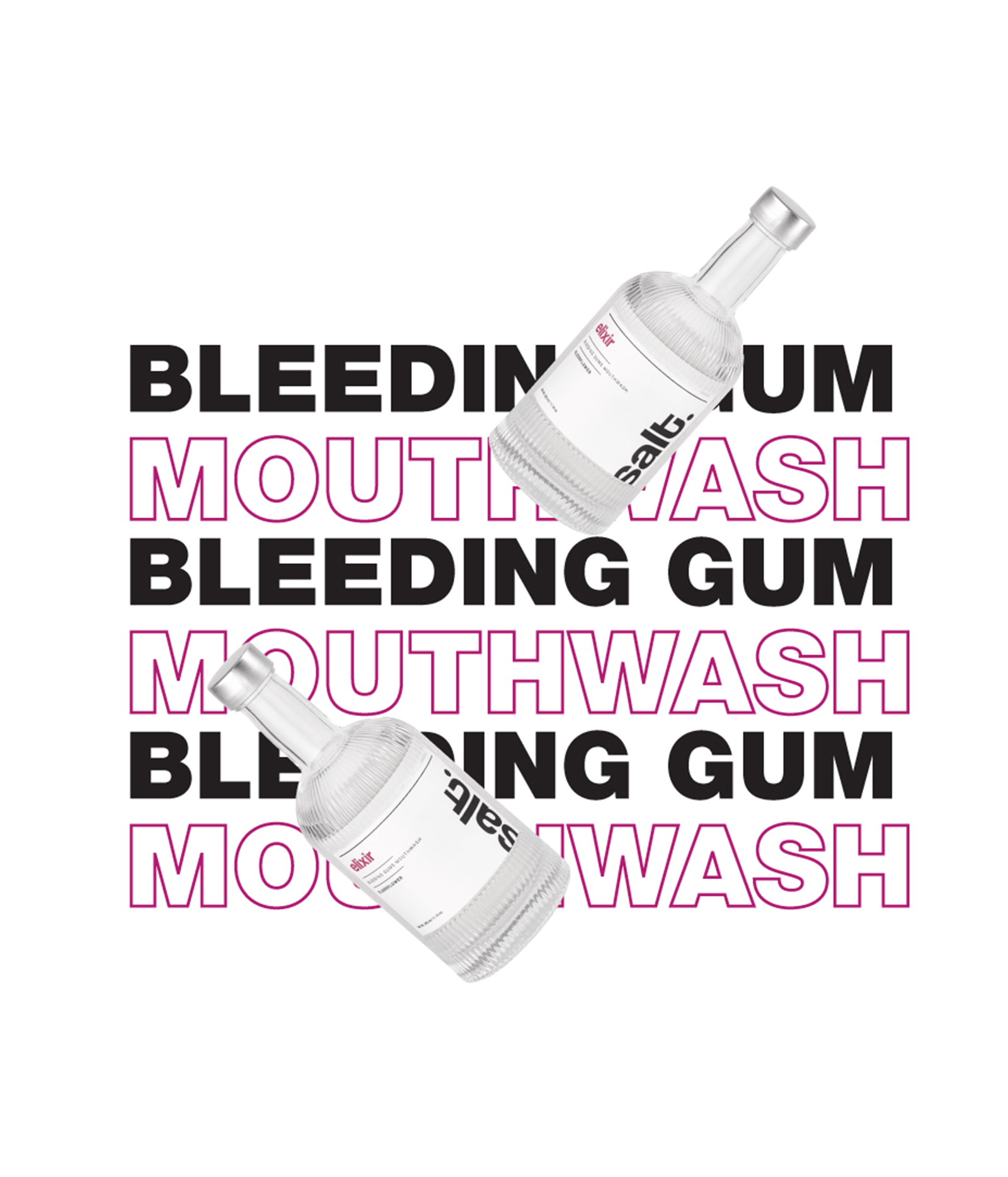 Elixir Gum Healing Mouthwash - Elderflower & Sea Salt